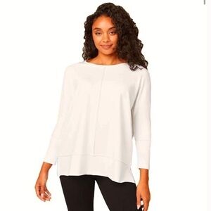 SPANX Women's White Sweatshirt Dolman